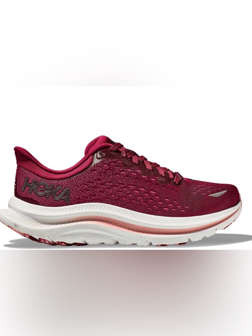 Hoka Kawana Women's Red Athletic Sneakers in Cabernet Cherries Jubilee red 10 B